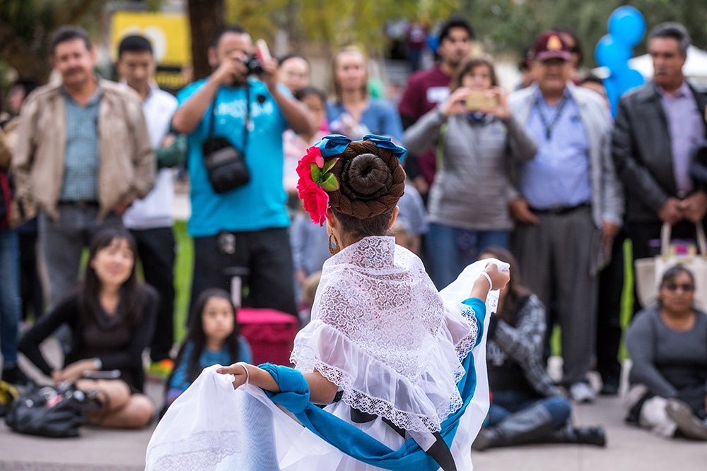 Folklorico dancer