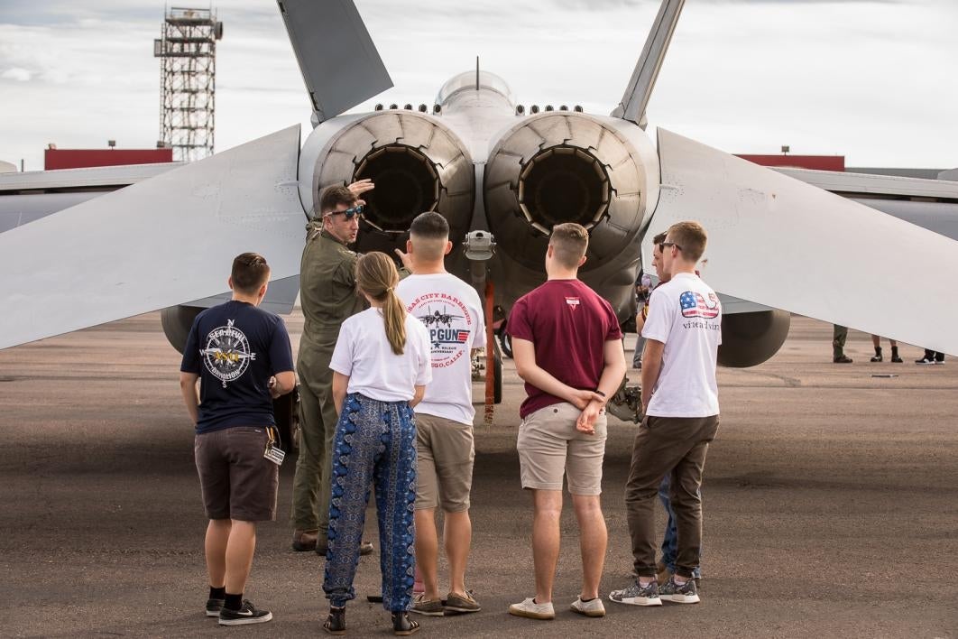 NROTC tour F-18