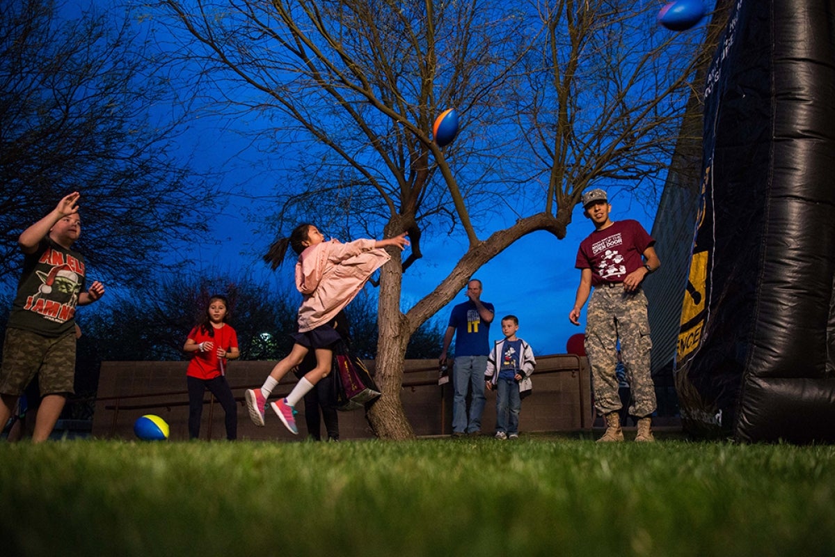 Football toss