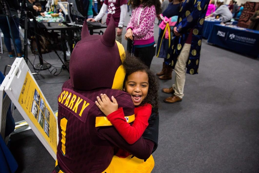 Hug from Sparky