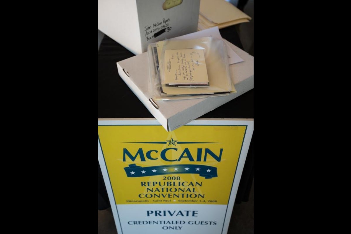 Items from the McCain Collection at ASU