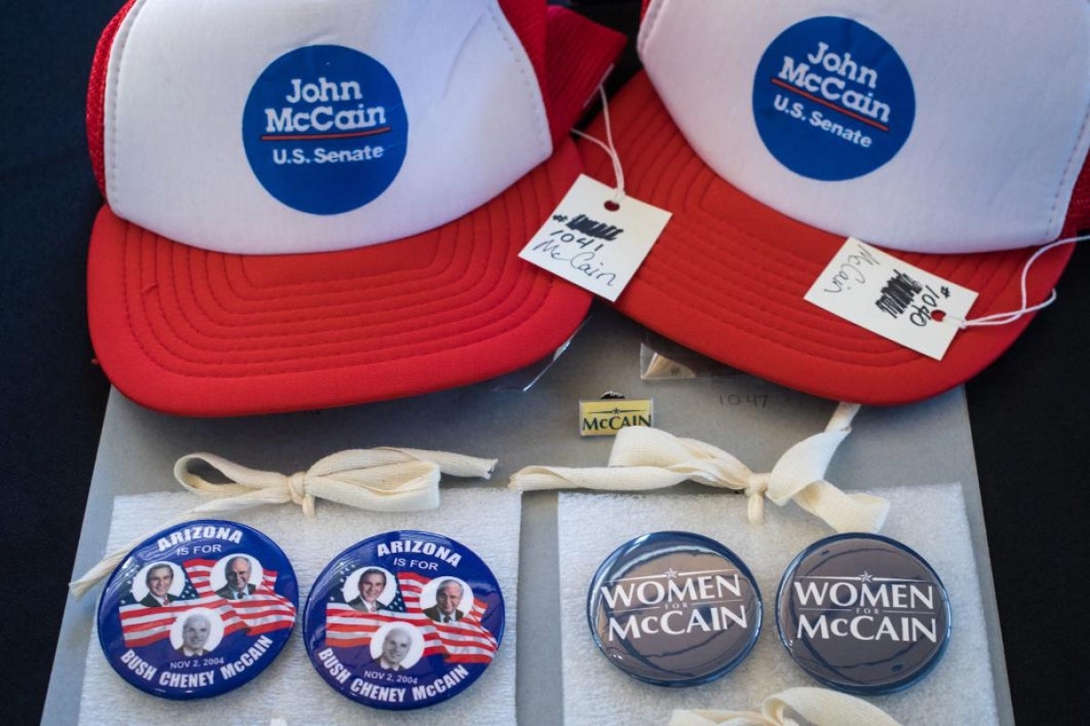 Items from the McCain Collection at ASU