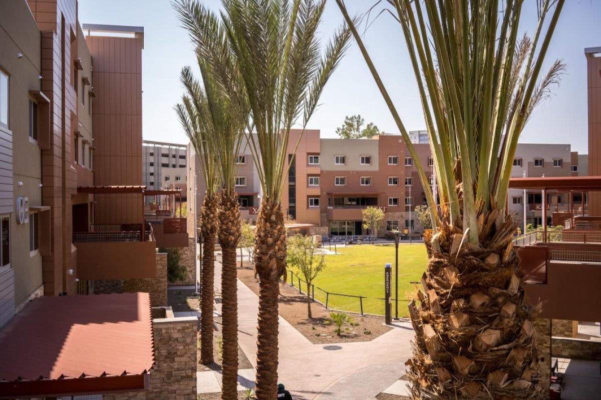 courtyard at Greek Leadership Village