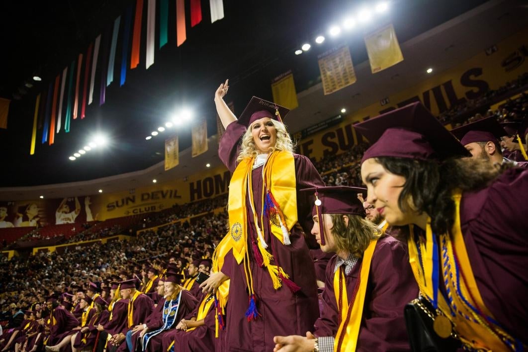 ASU fall 2015 undergraduate commencement