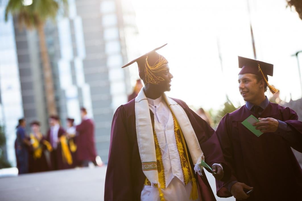 graduates entering convocation