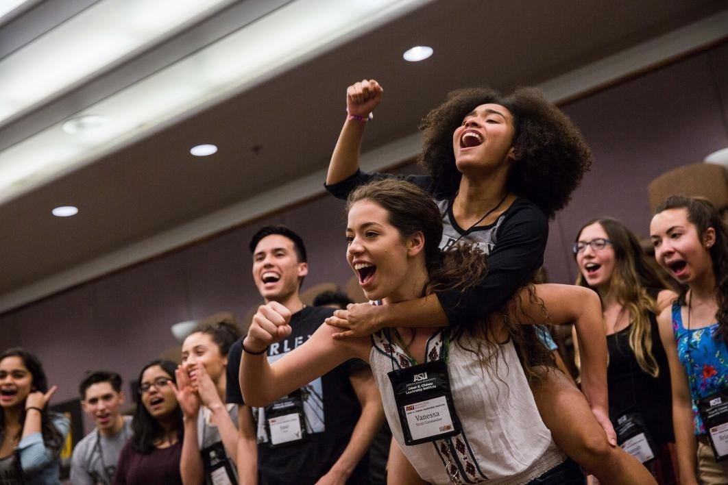 Campers at the Cesar Chavez Leadership Institute