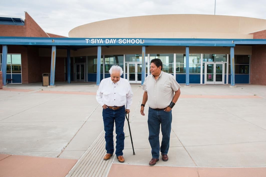  Ken Lucero and his father Gilbert Lucero.