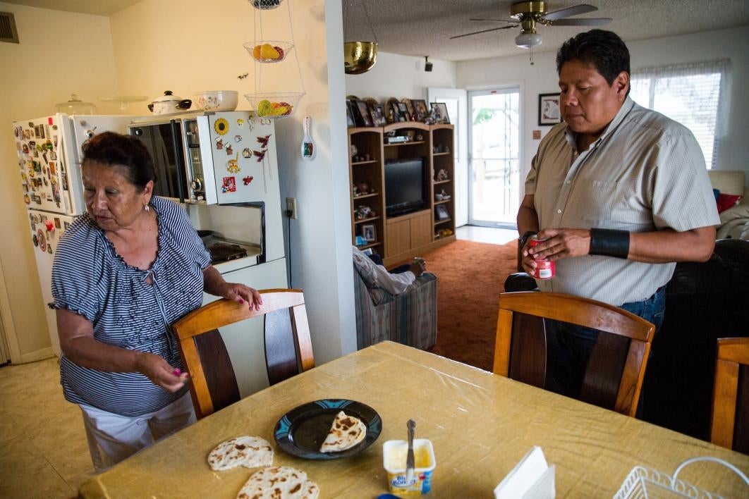 Ken Lucero and his mother Antonita Lucero