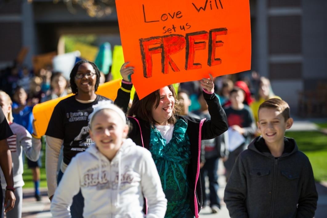 March on ASU West campus