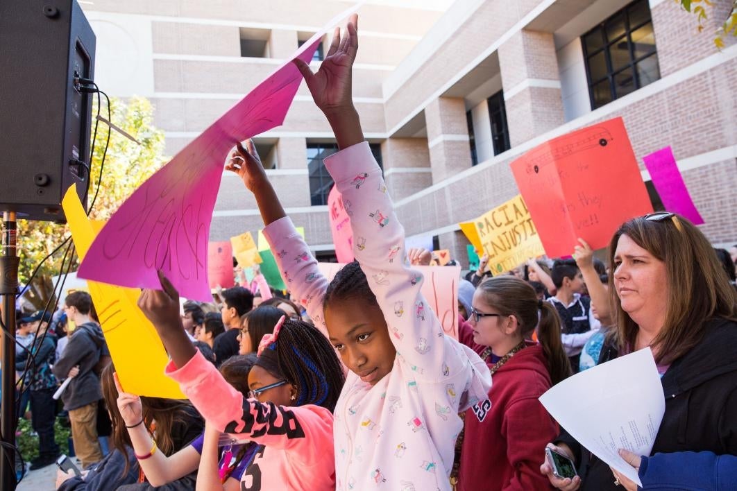 March on ASU West campus