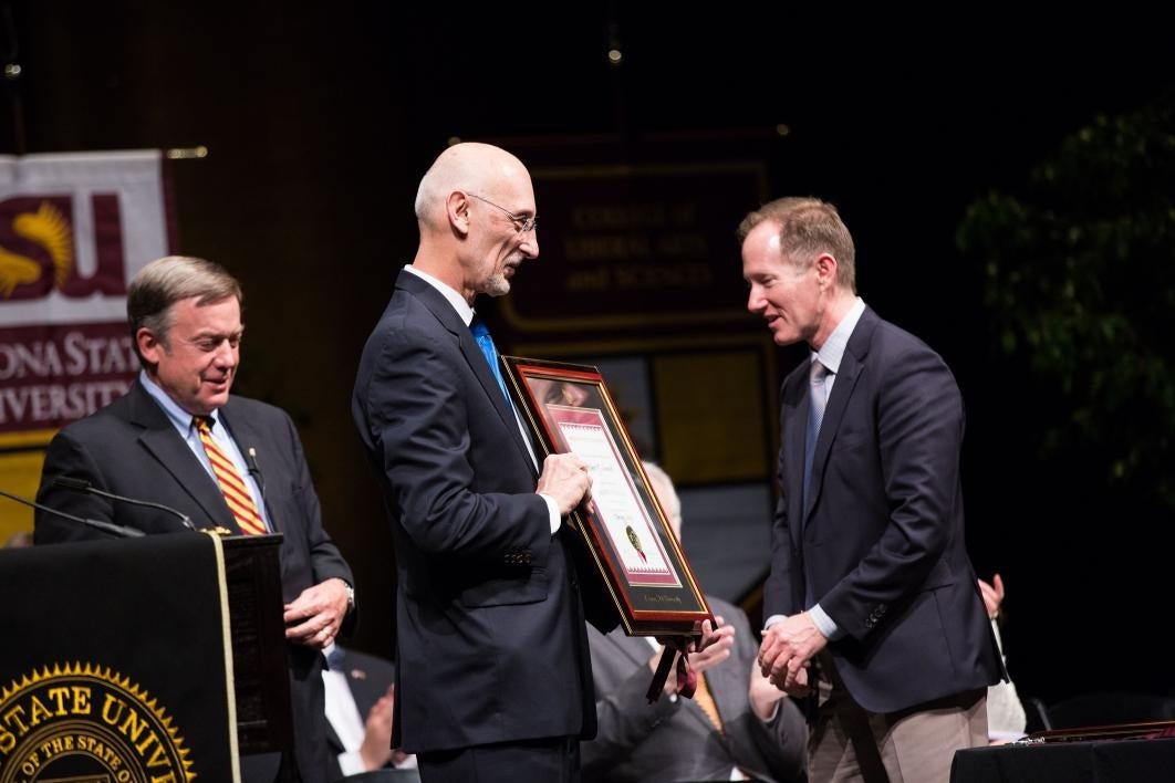 receives his regents title