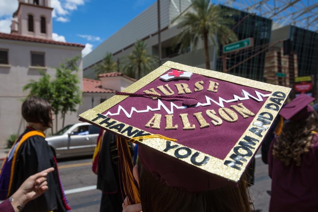 decorated mortarboard