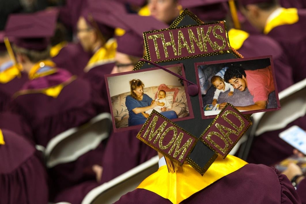 decorated mortarboard