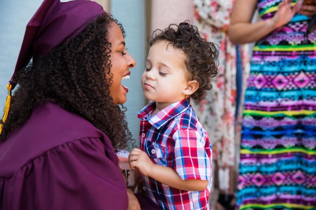 graduate with nephew