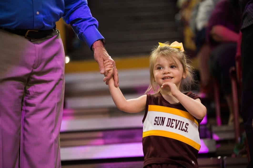 young girl watching convocation