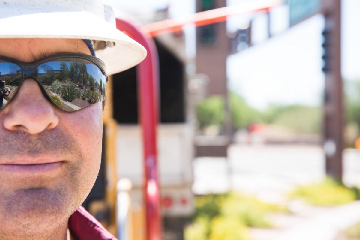 man wearing sunglasses