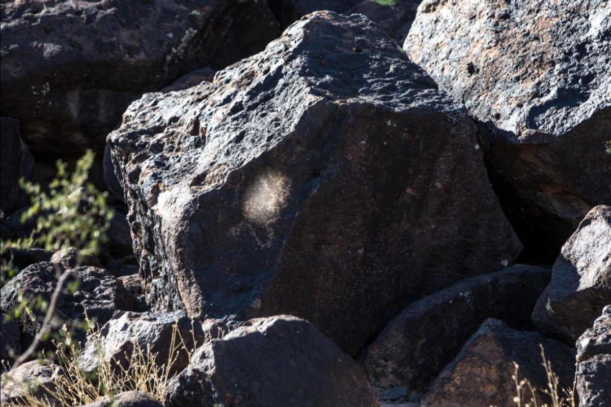 Petroglyphs on rocks