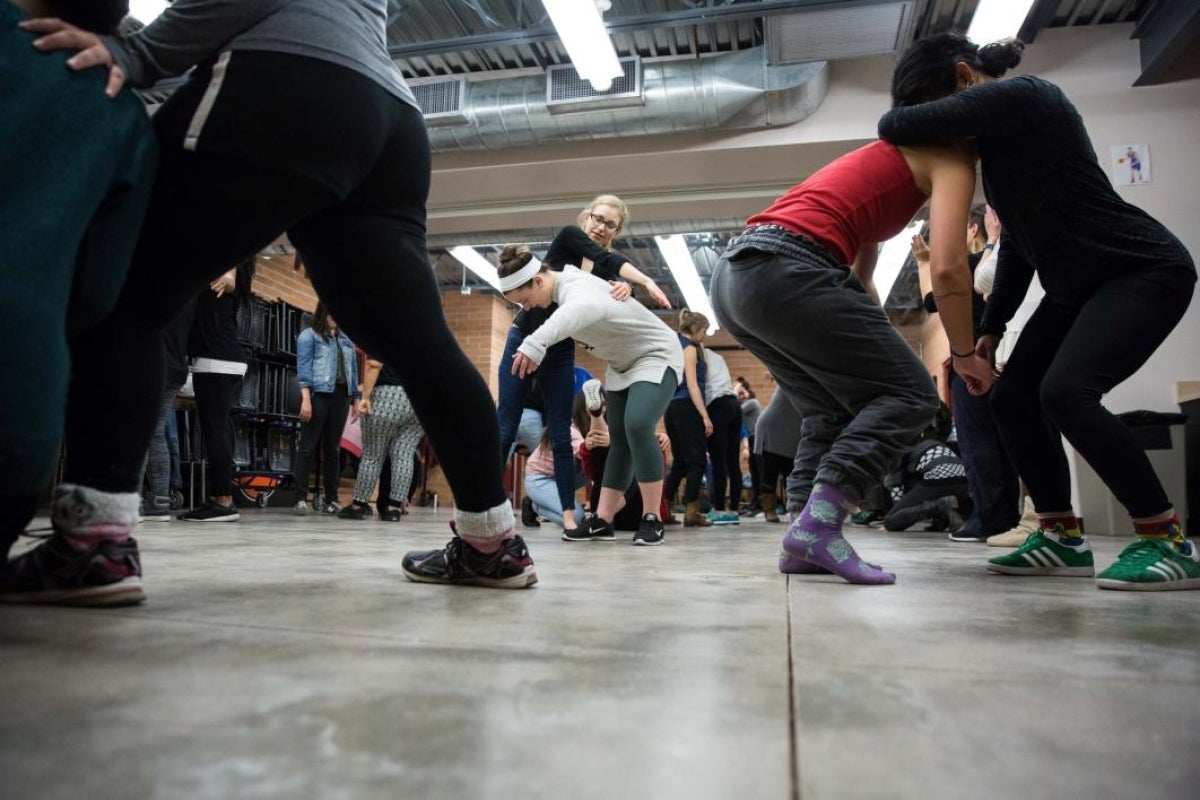 dancers perform together