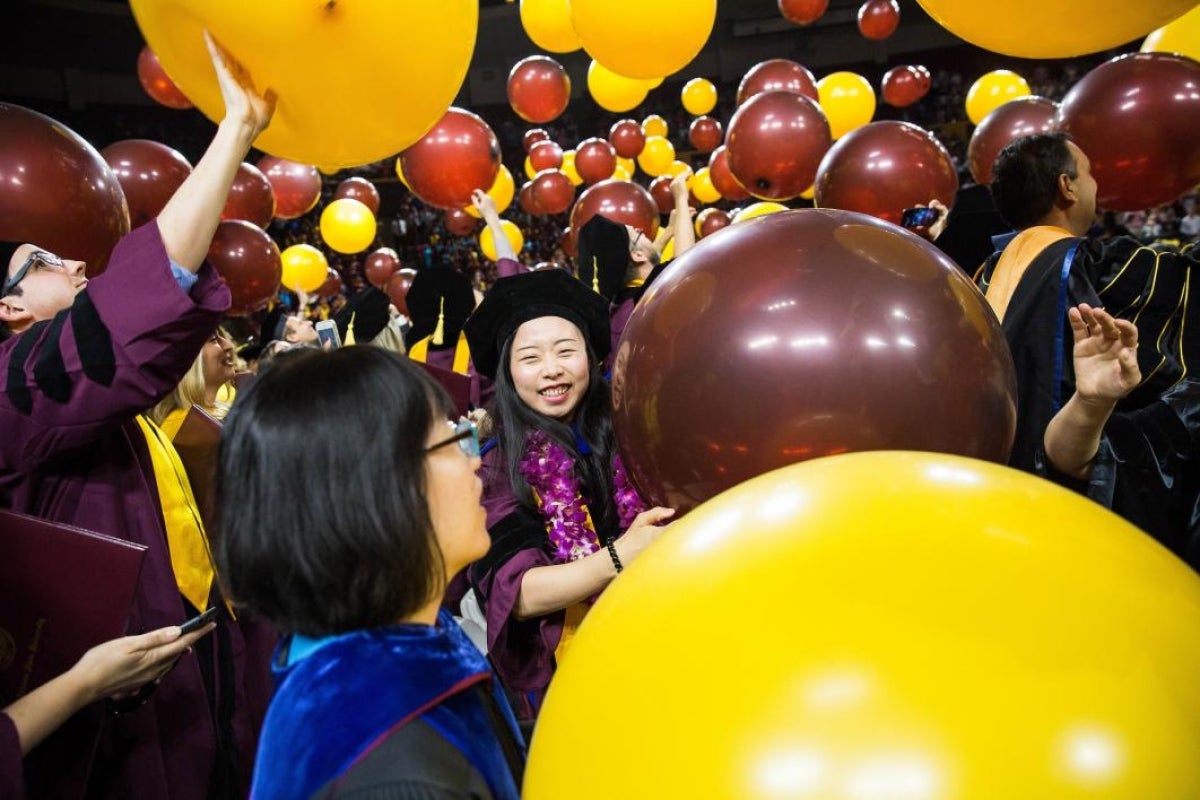 ASU spring 2018 graduate commencement