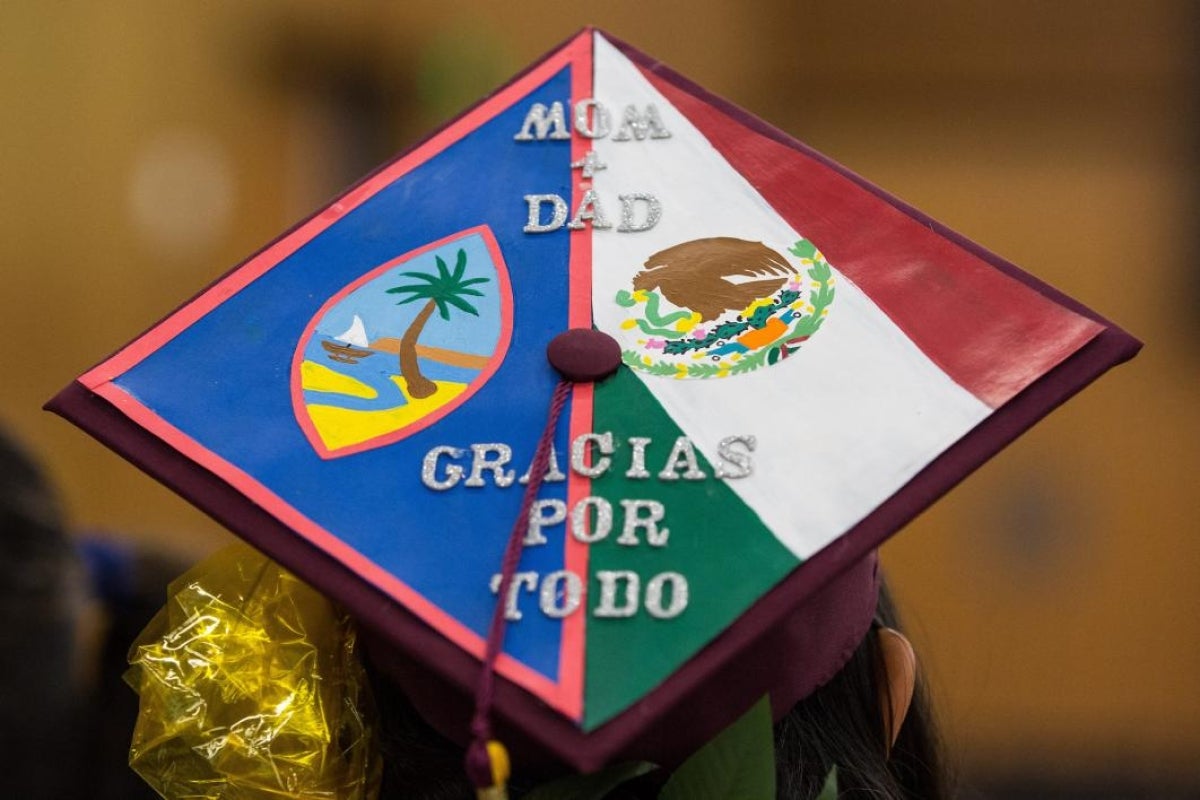 ASU commencement mortarboards