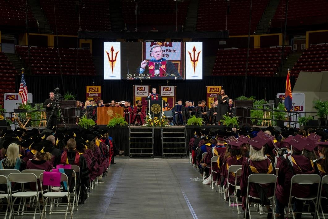 ASU fall 2018 graduate commencement