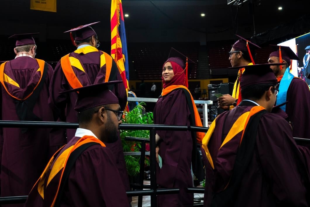 ASU fall 2018 graduate commencement