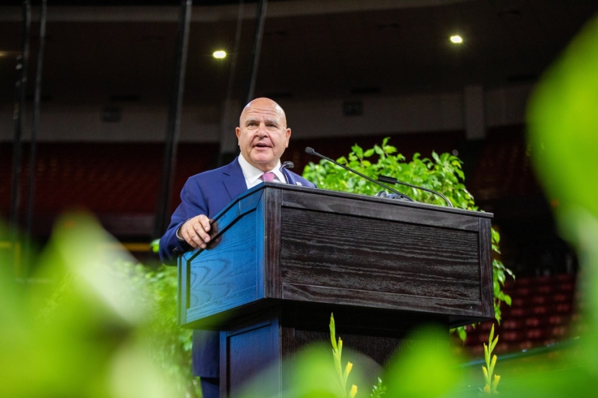 H.R. McMaster speaks to ASU military veterans