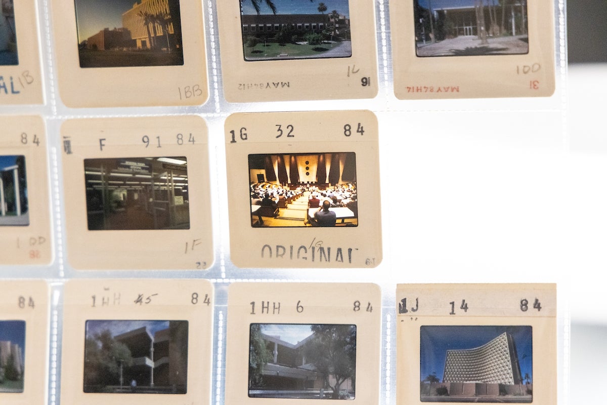 Old photo slides.