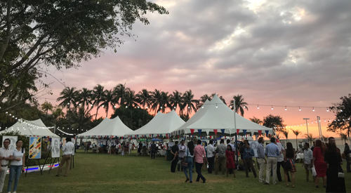 photo of 4th of July celebration at U.S. embassy