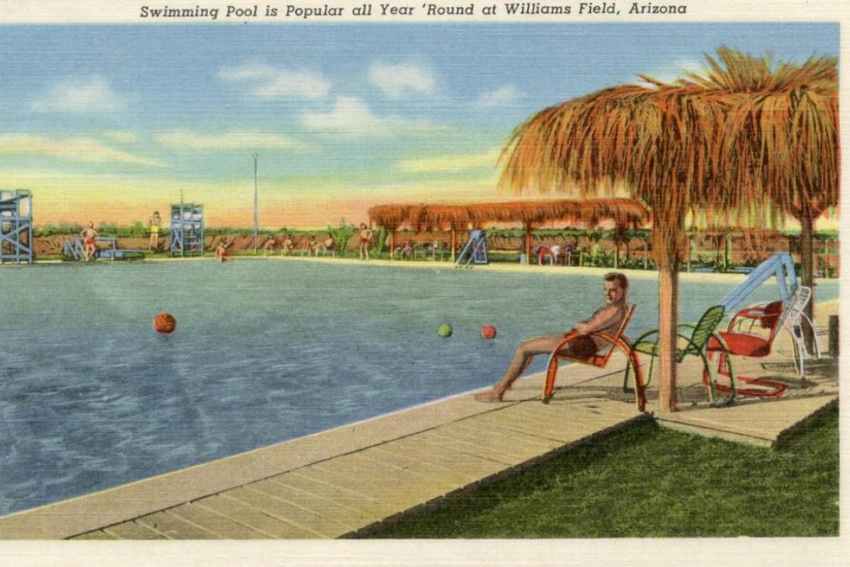 promotional image of pool at Williams Air Force Base