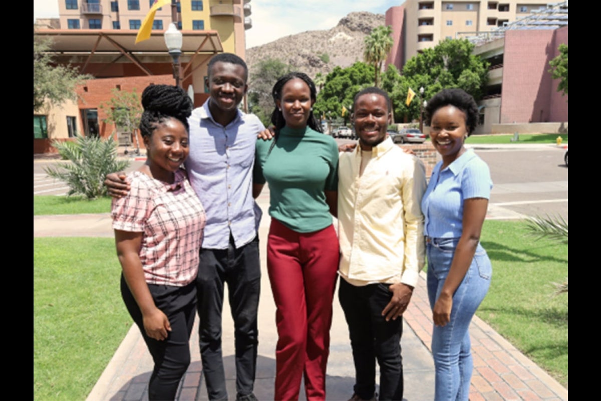 Group of African scholars