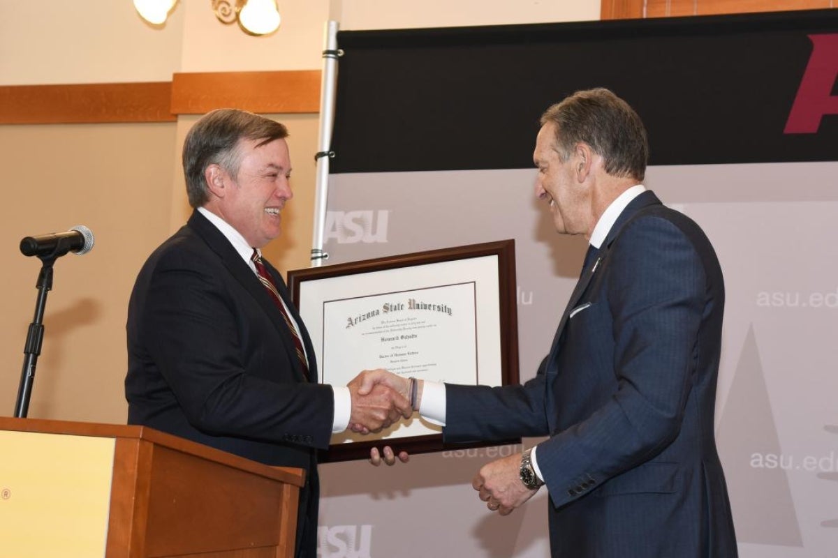 Howard Schultz honorary degree