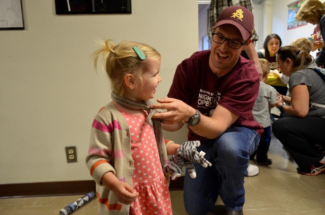 School of Life Science graduate student George Brusch