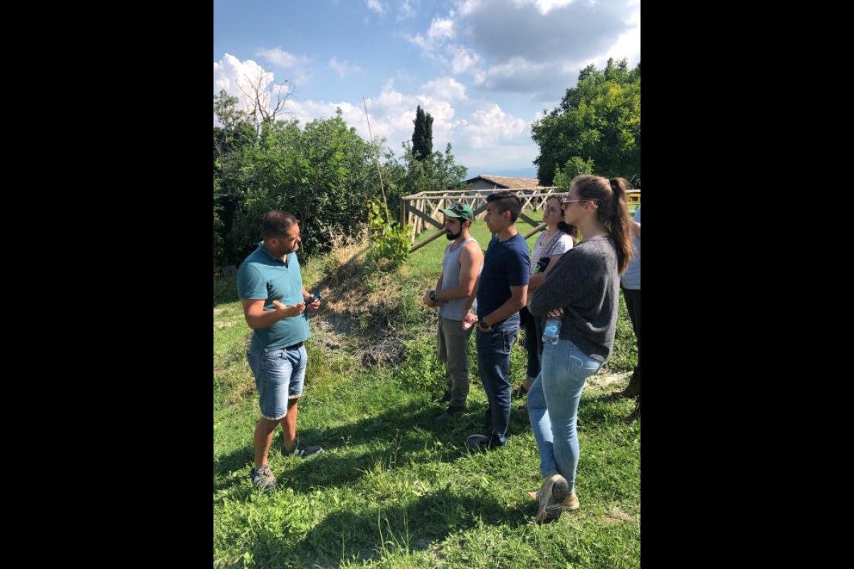 ASU students learning about the growing agritourism trend