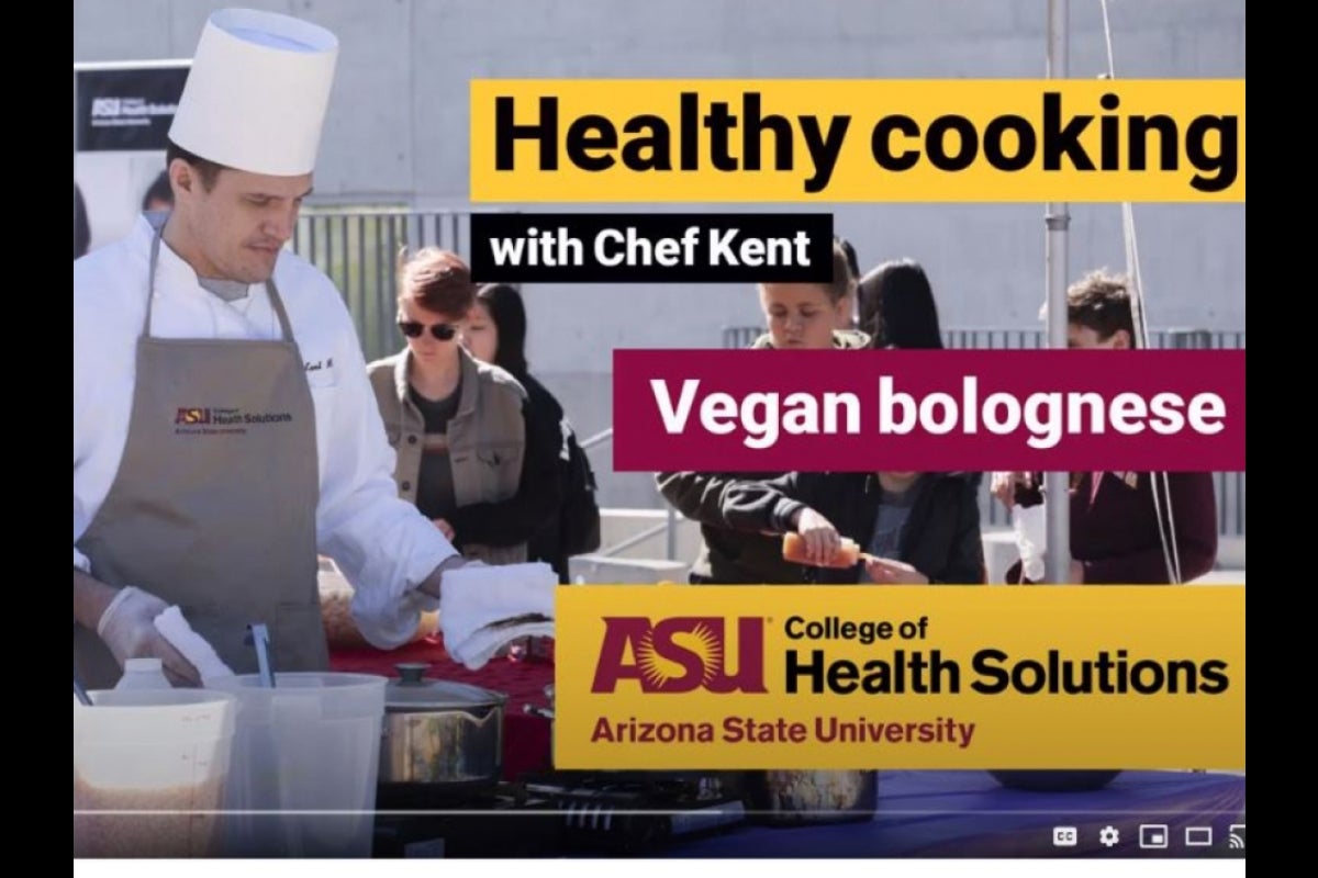 man preparing cooking demonstration