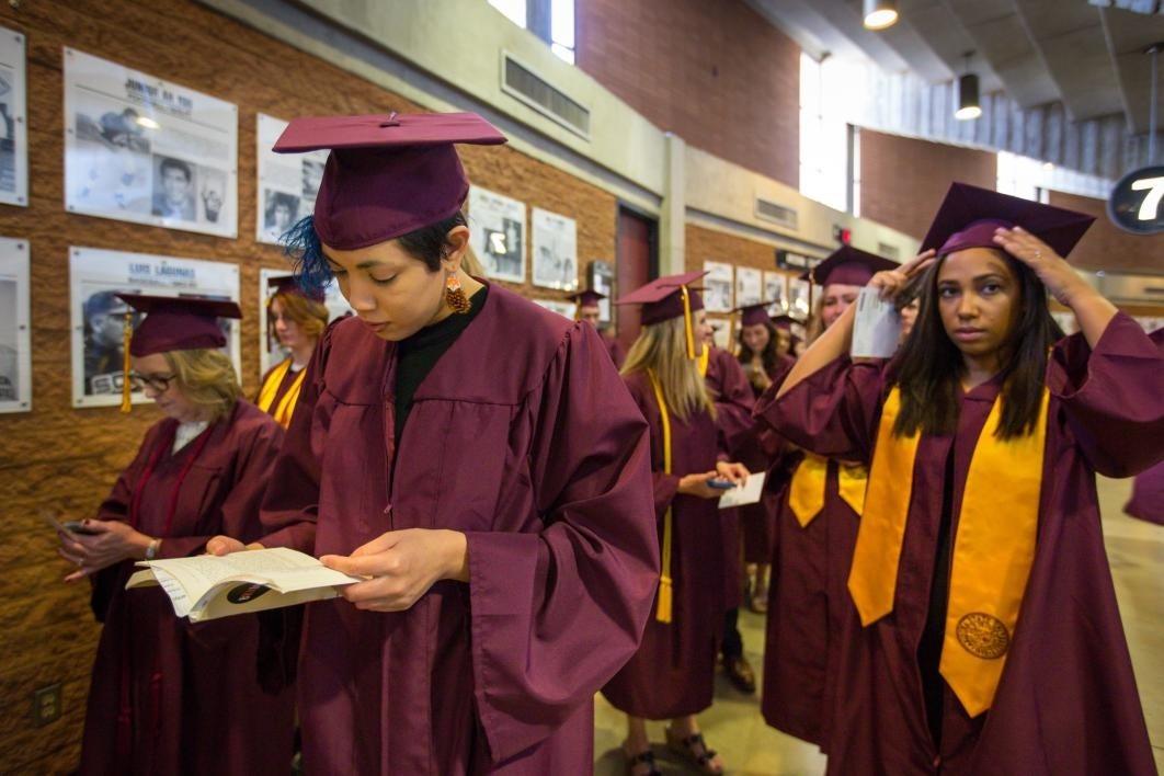 graduate reading before convocation