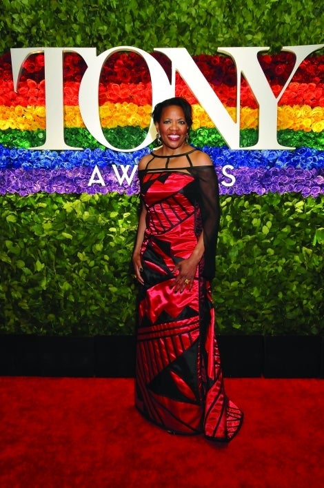 Colleen Jennings-Roggensack at the Tony Awards red carpet