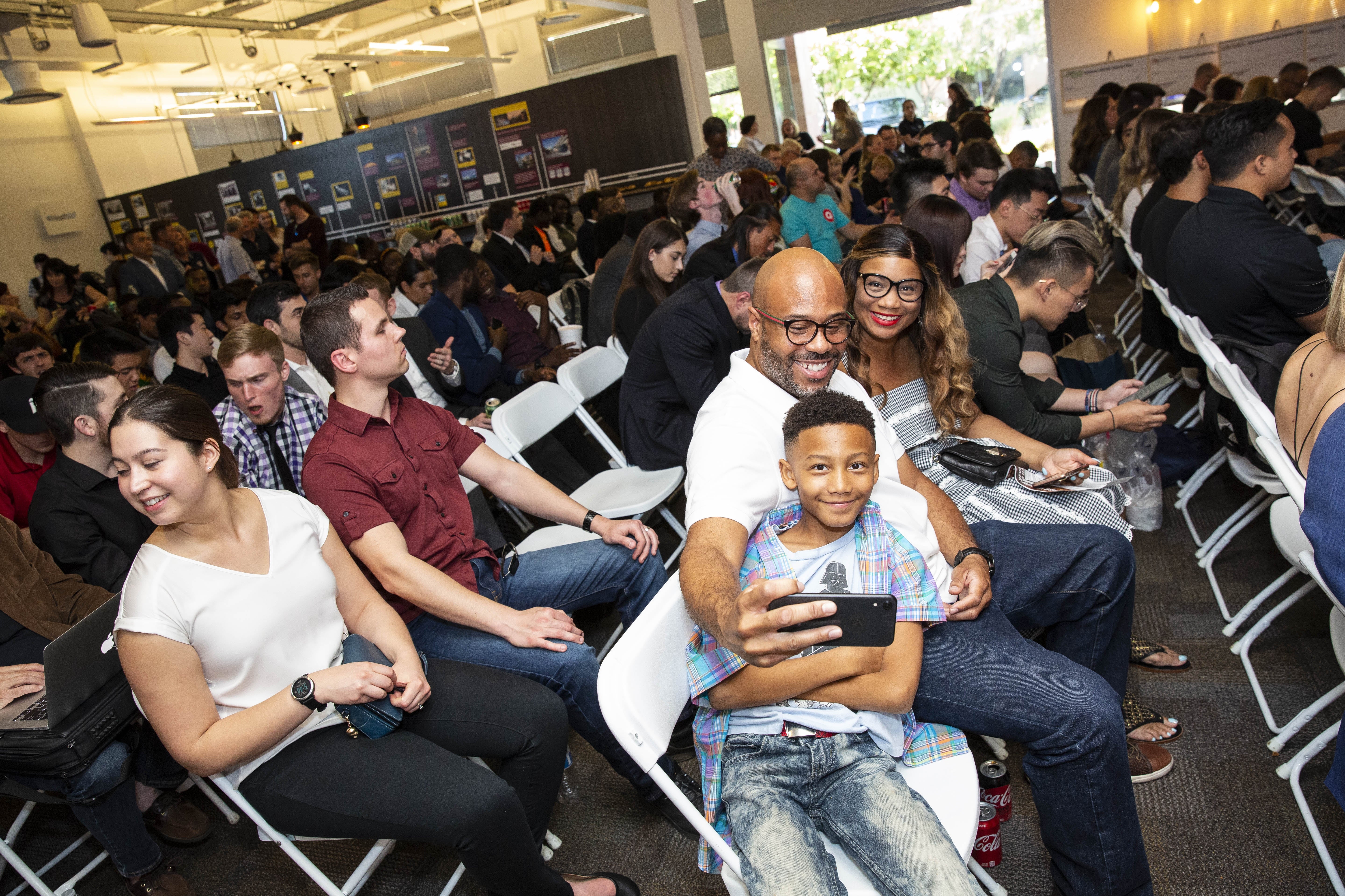 Family enjoys venture presentations at ASU Demo Day