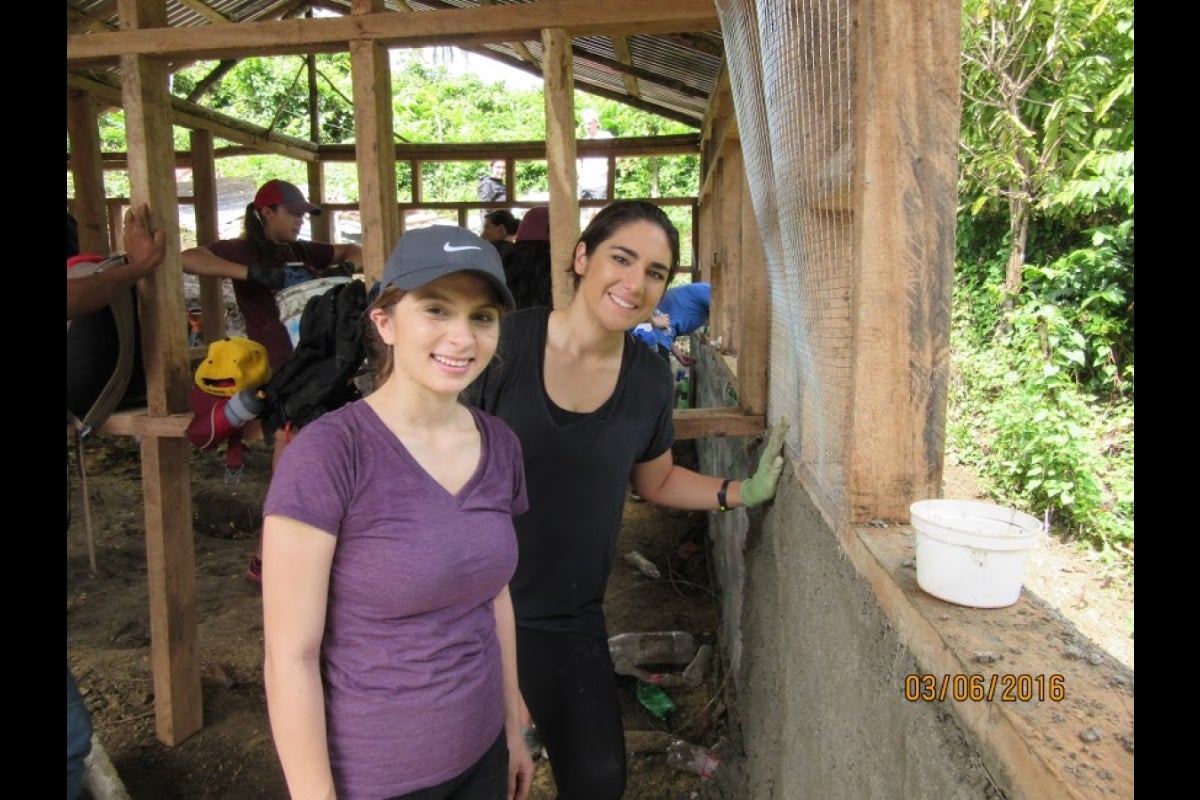 ASU students Leslie Amaya and Sam Spadaro