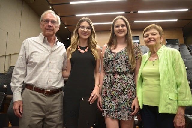 Tom and Zona Lorig Scholarship winners