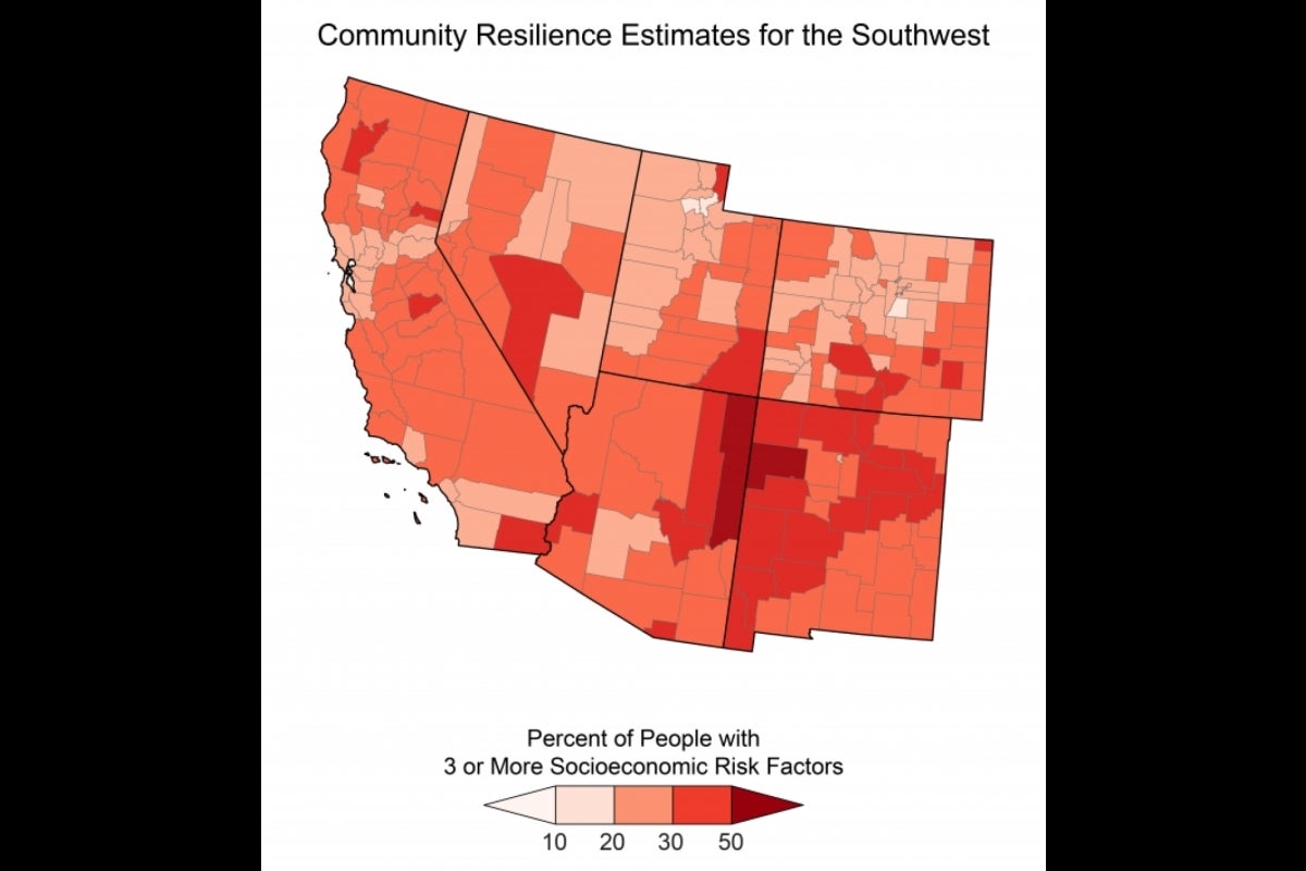 Community resilience estimates for the Southwest