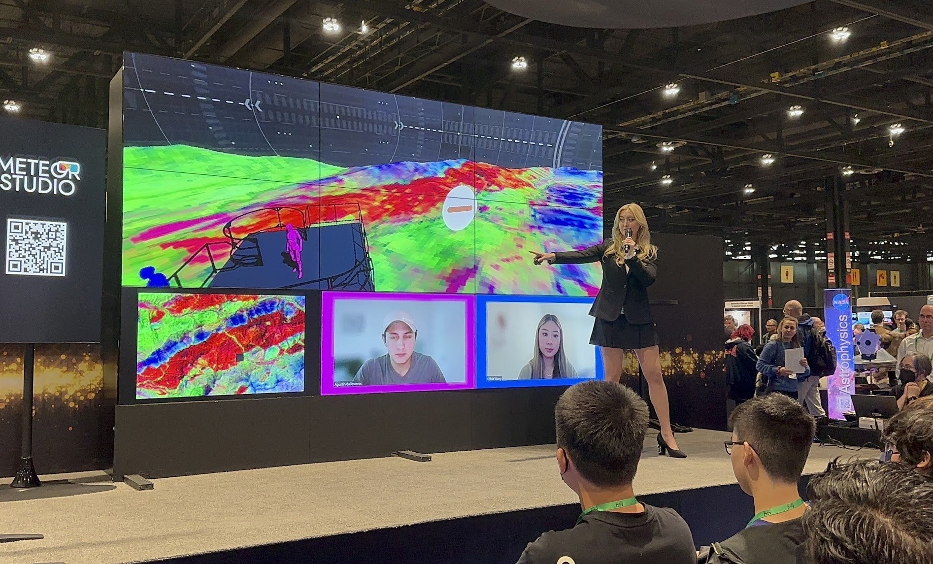 Lauren Gold presents at AGU