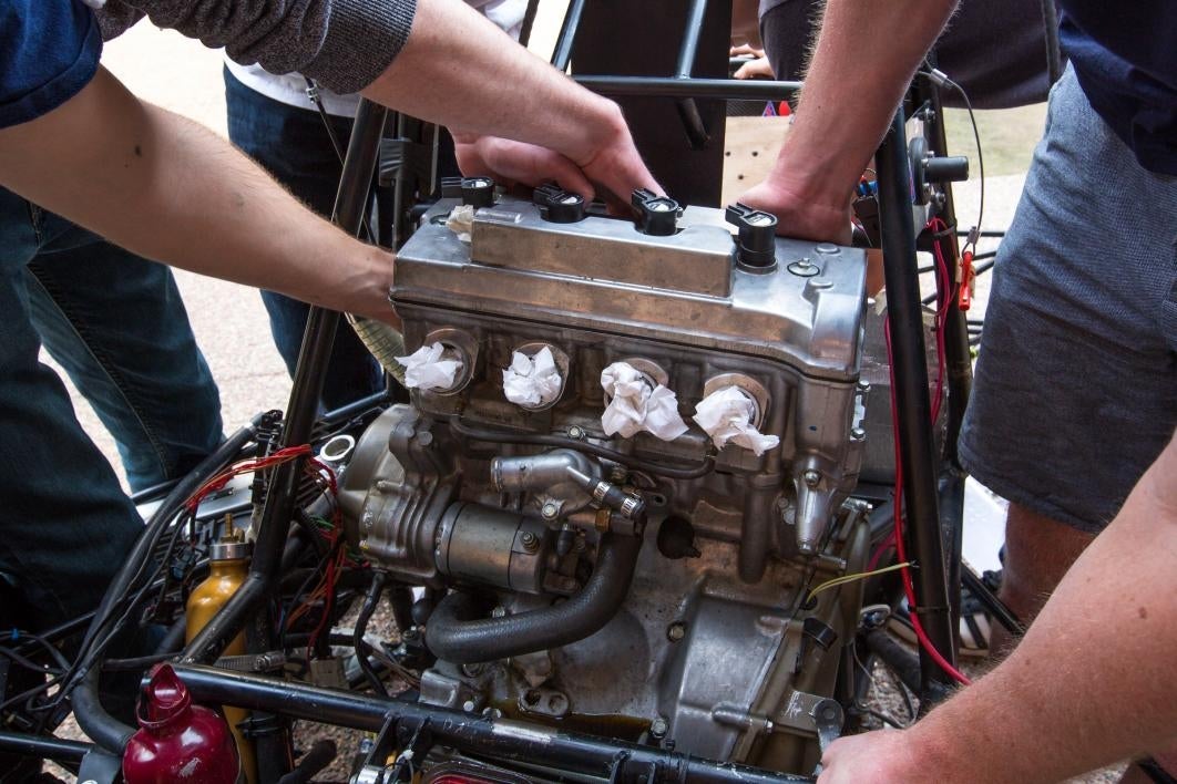 Formula SAE students