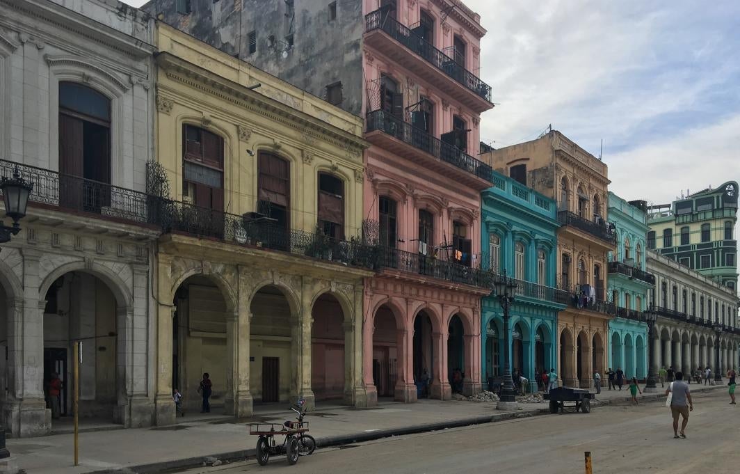 Colorful buildings