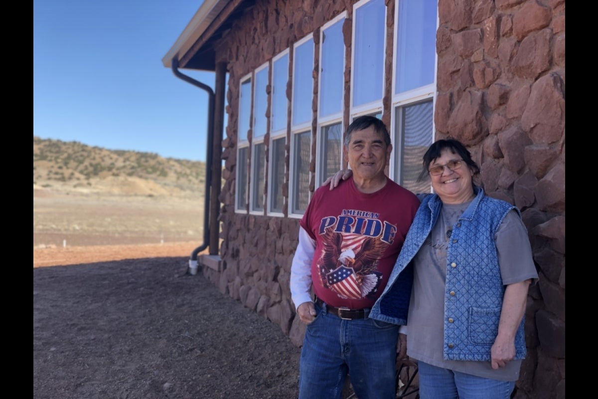 Maximiliano Baca and Hope MacMonagle of Concho, AZ.