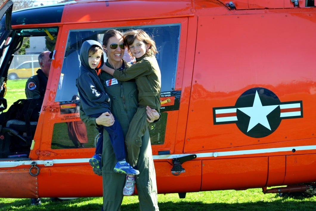 ASU grad student Maria Adney and family