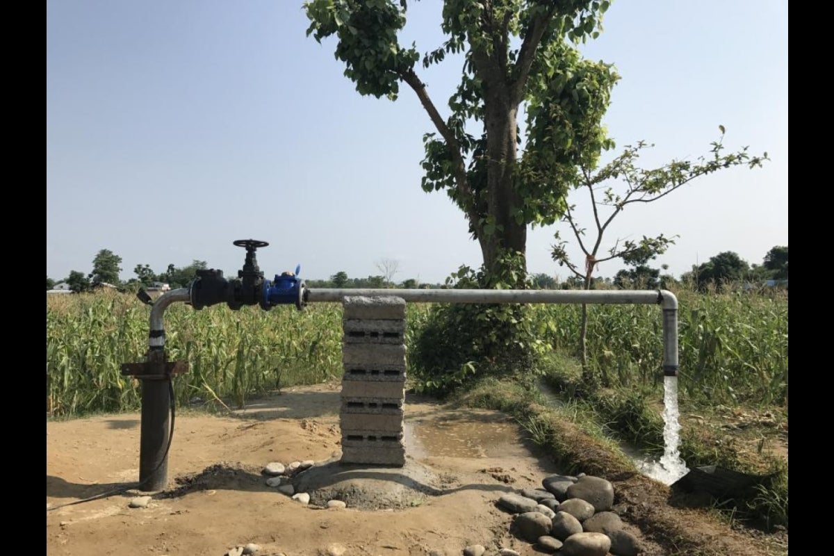 Irrigation system in Nepal