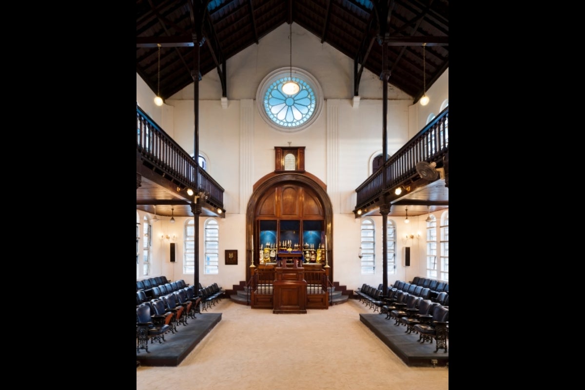 interior of a Jewish synagogue