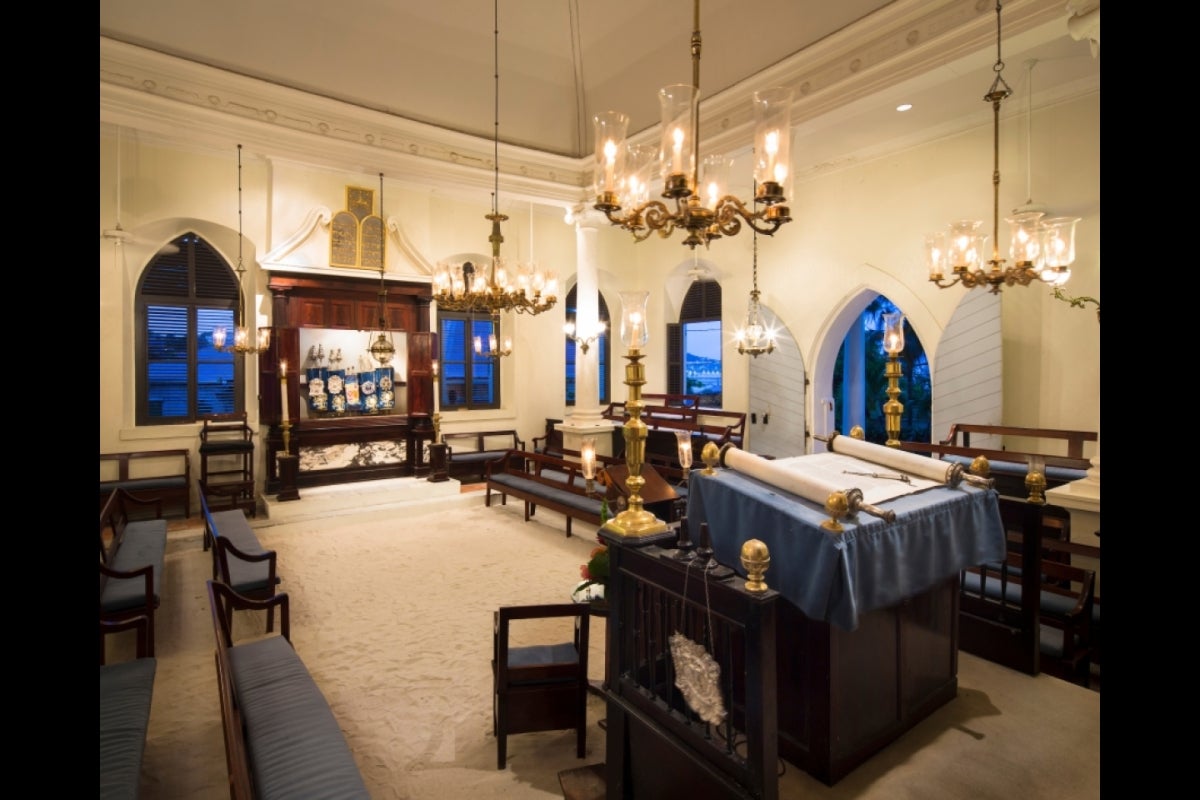 interior of a Jewish synagogue