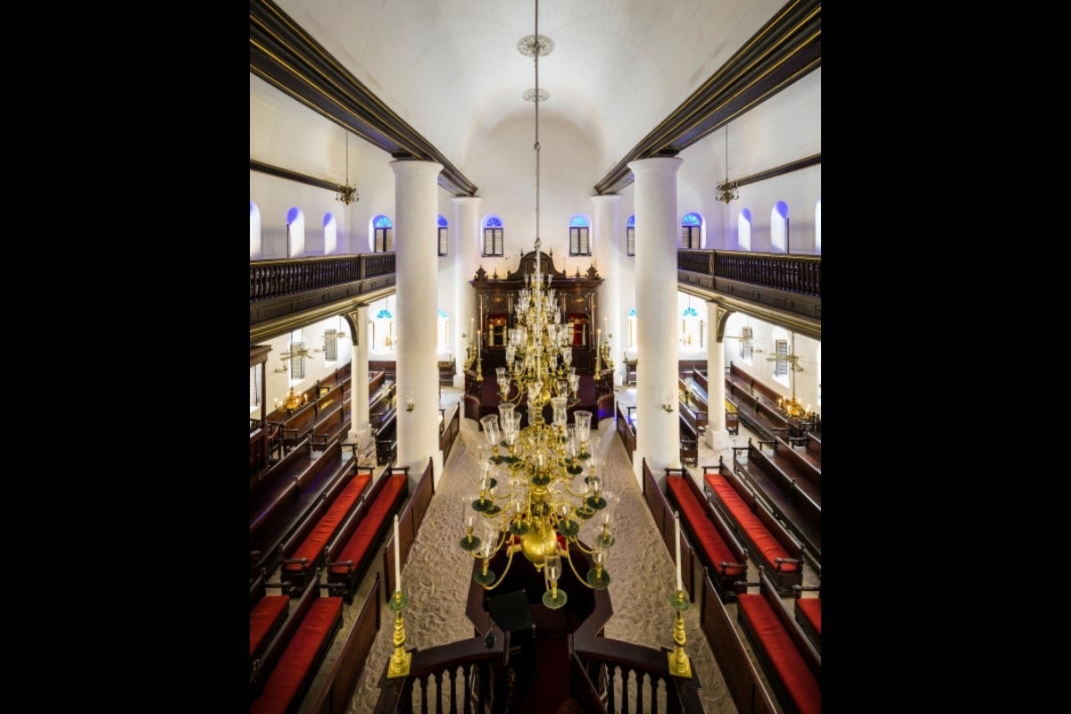 interior of a Jewish synagogue